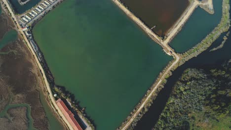 Disused-fish-farm-pools-seen-from-above