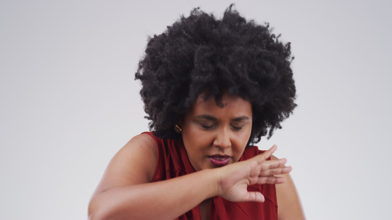 She's short of breath