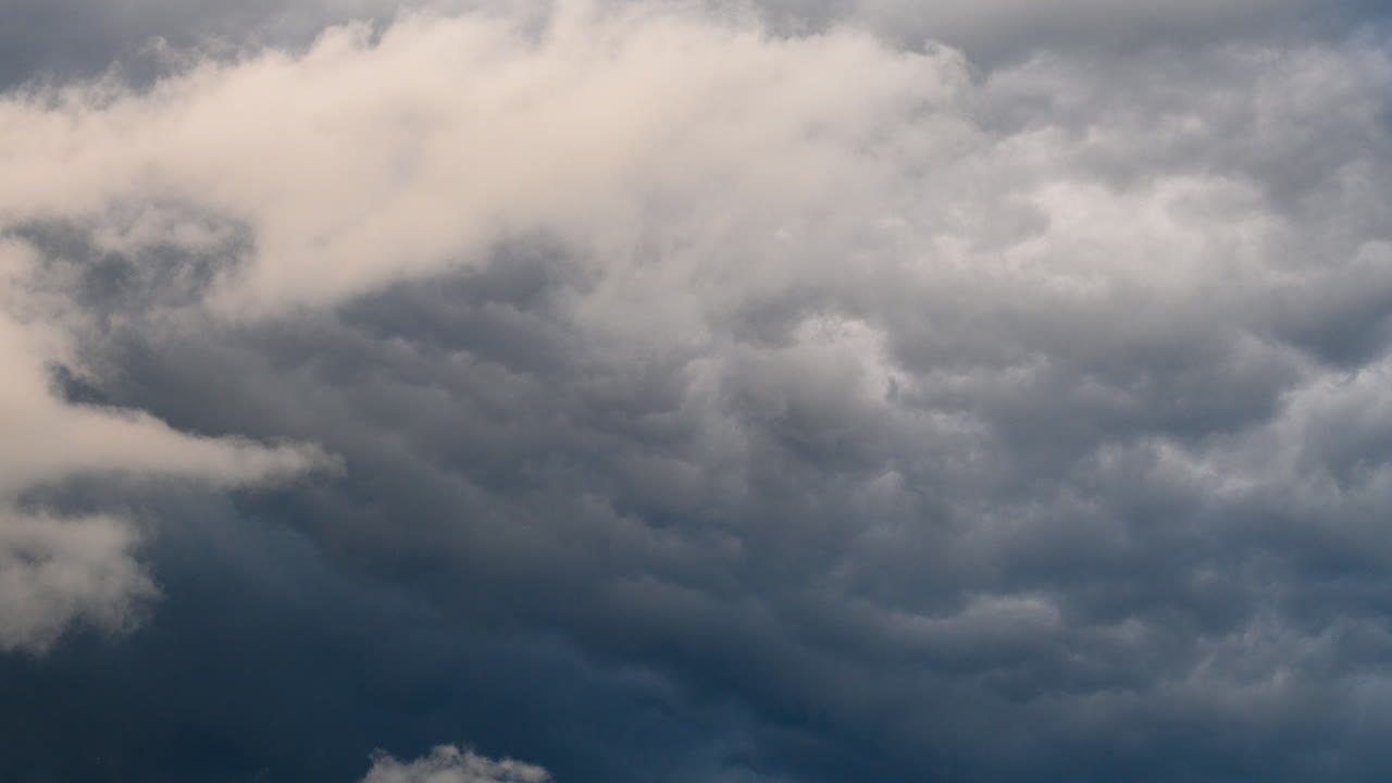Cloud movement and contrast weather time lapse