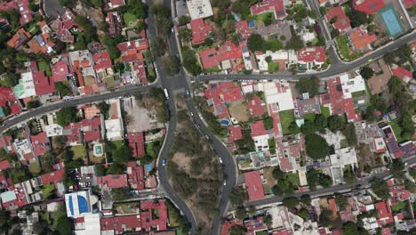 pedregal area in southern cdmx as seen in drone shots.