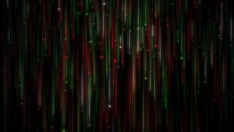 elegant christmas cascading line light streak looping background
