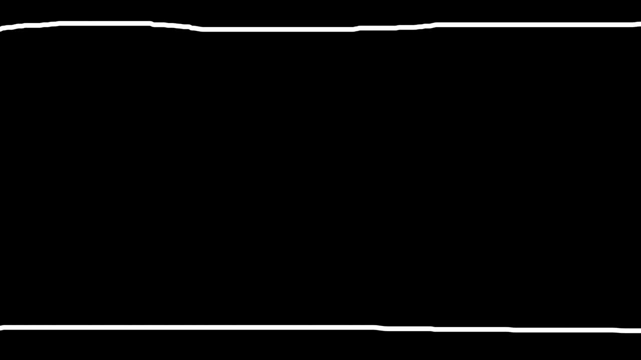 위와 아래에 색 긴 스트로크가 있는 검은 바탕 - 스 모션 애니메이션.