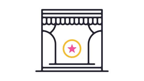 stage performance icon animation