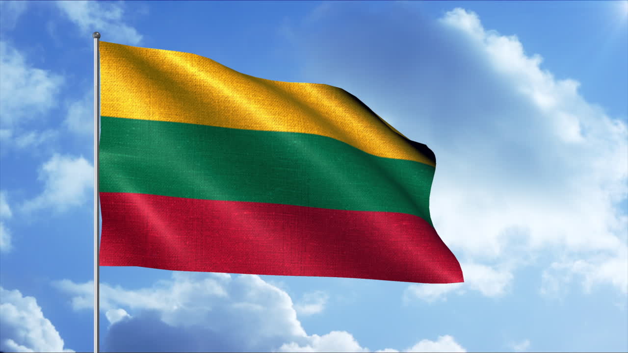 bandera de la república de lituania