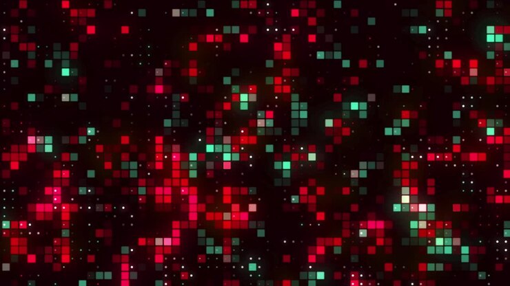 Abstract Pixel Art Background