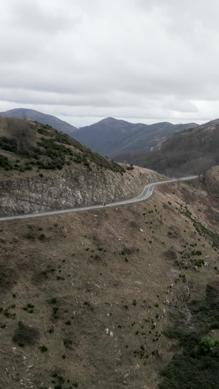 Scenic Mountain Road Landscape