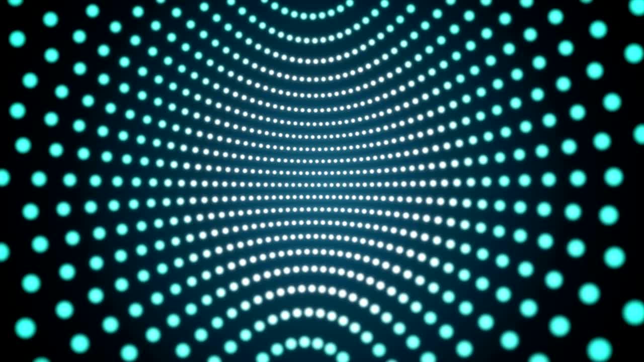 4k abstract motion background spinning dots seamless loop