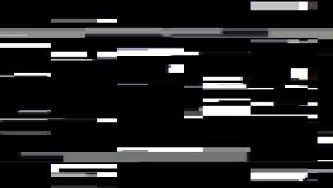 a flickering, analog tv signal with bad interference, static bar loop animation.