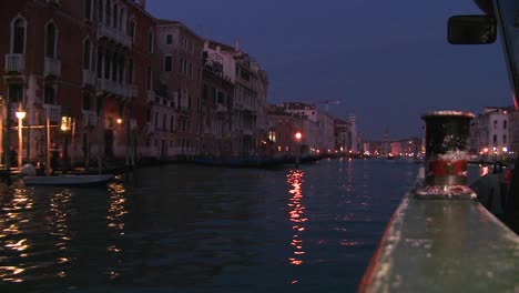 beautiful evening shot along the canals of venice italy 2