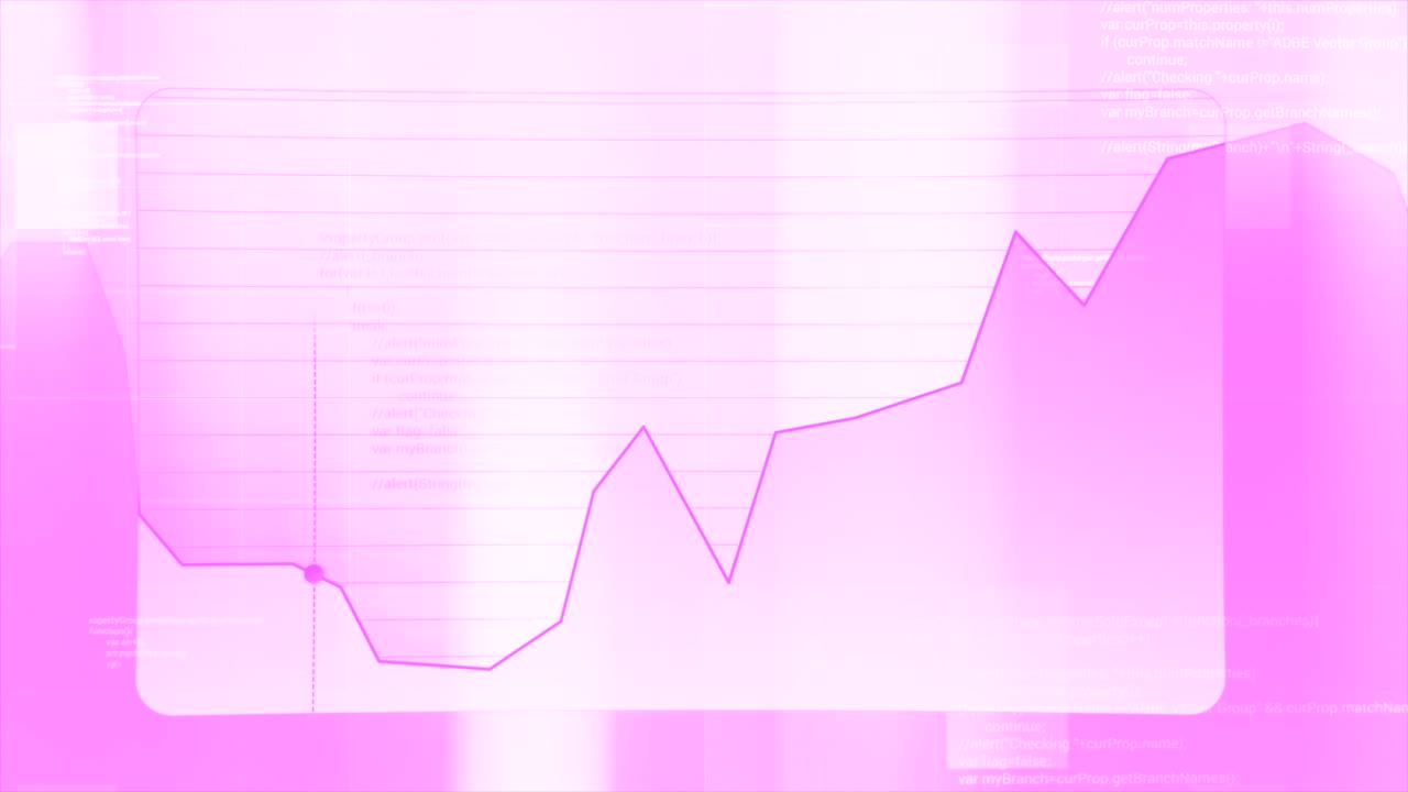 gráfico de visualización de datos rosado
