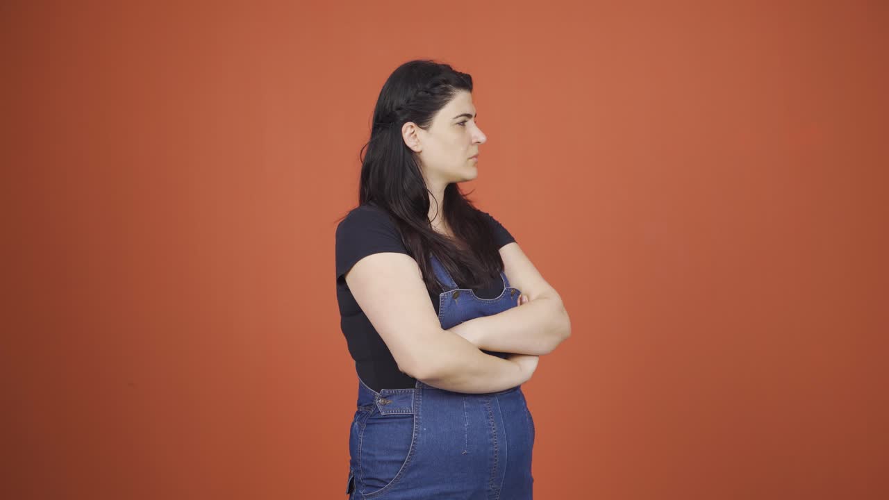 상처받은 여성입니다.