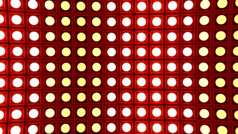 lights flashing wall bulbs pattern static vertical red stage background vj loop