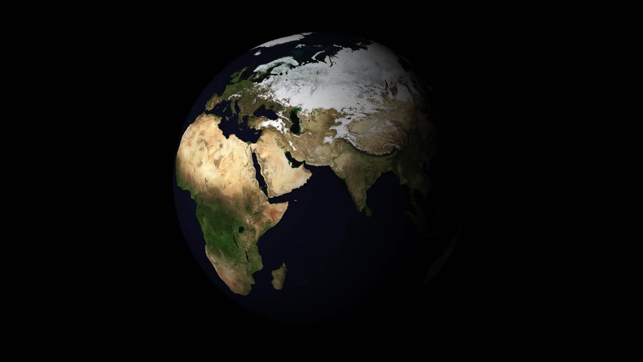 Premium Stock Video Planet Earth Rotating In Space