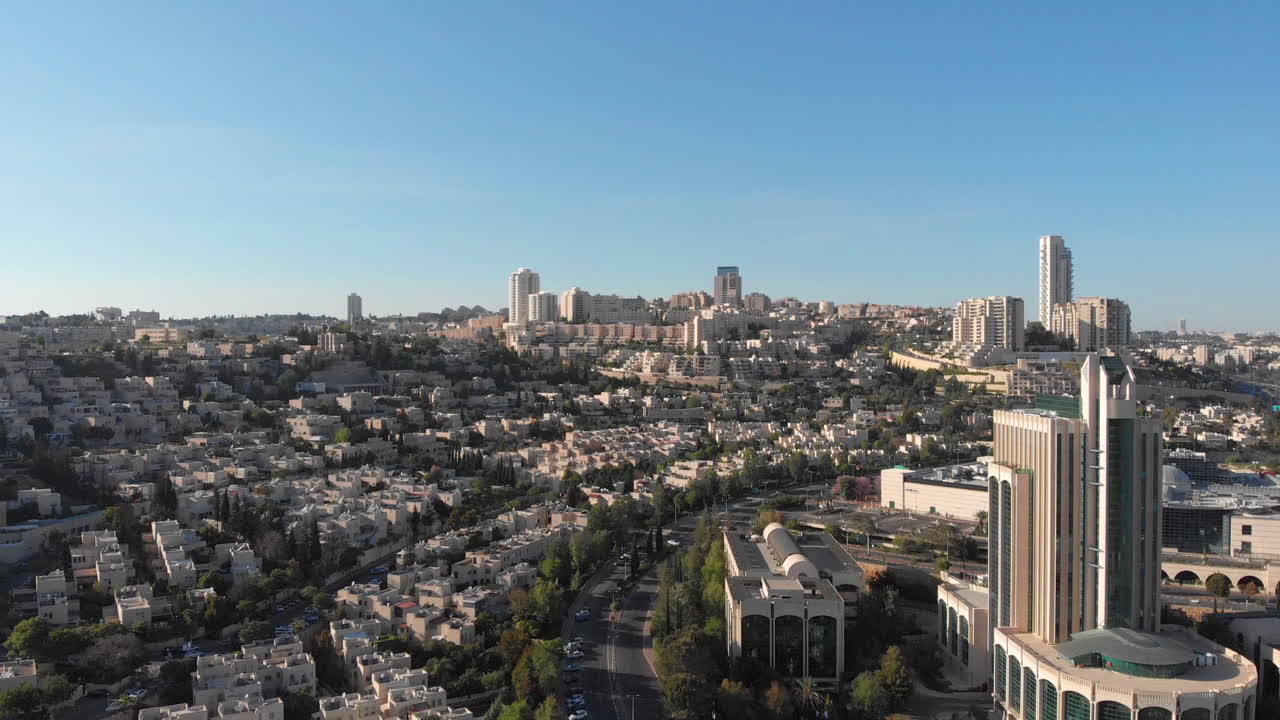 Jerusalem landscape aerial