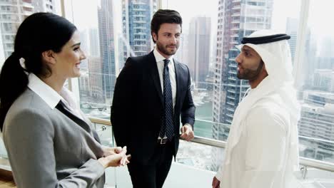 male female multi ethnic group investment managers meeting