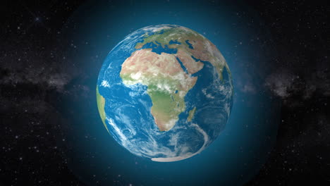 el fondo del video cinematográfico muestra un globo terrestre realista girando, haciendo zoom en la república democrática del congo país | la tierra realista girando y haciendozoom en la república democrática del congo
