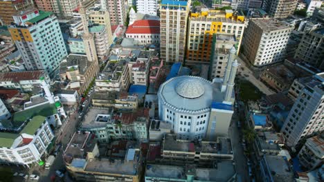 vista aérea de la mezquita al jumaa en dar es salaam