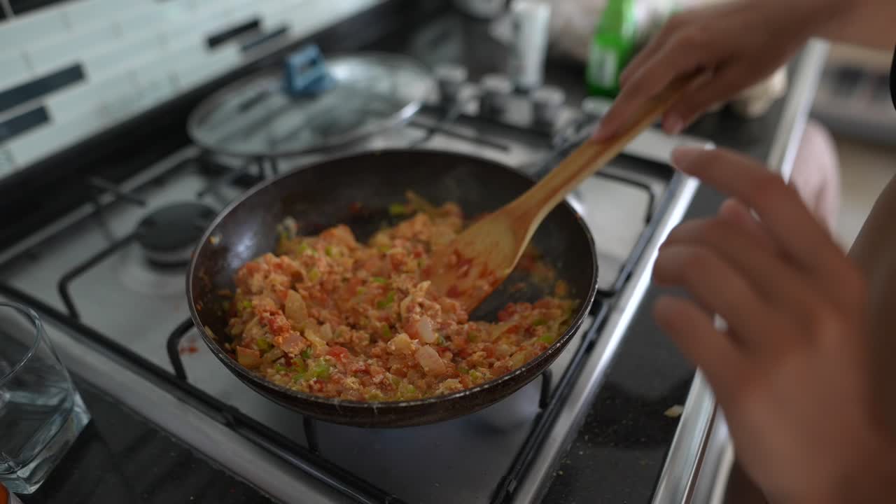 cocina tortilla de desayuno turca