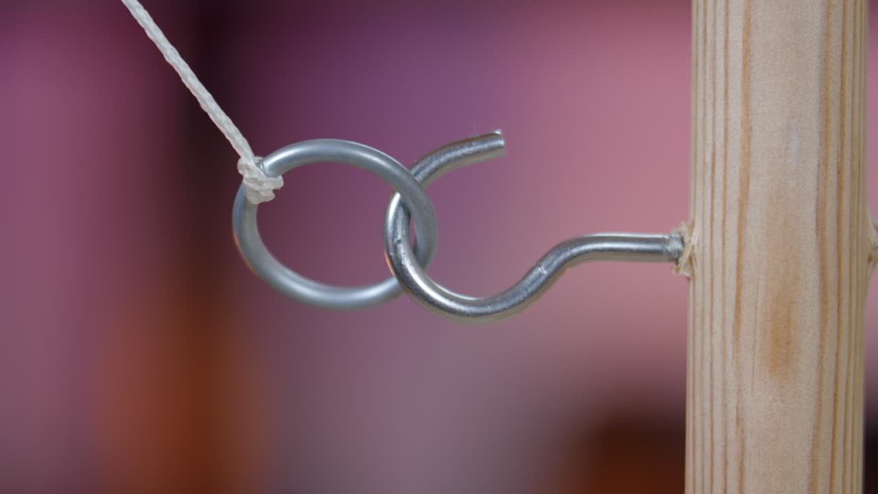 황소 반지 포도 수확 복고풍 전략 기술 선술집 게임 흔들리는 매달린 고리를 고리에 걸다