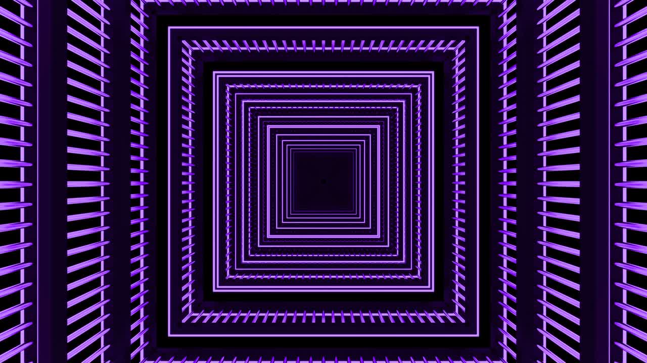 pasillo de fondo abstracto con bucle tecnológico