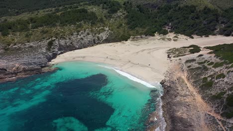 a very beautiful beach on mallorca island, spain