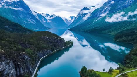 lovatnet-lake-Beautiful-Nature-Norway.