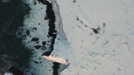drone shot for the coast in iceland-3