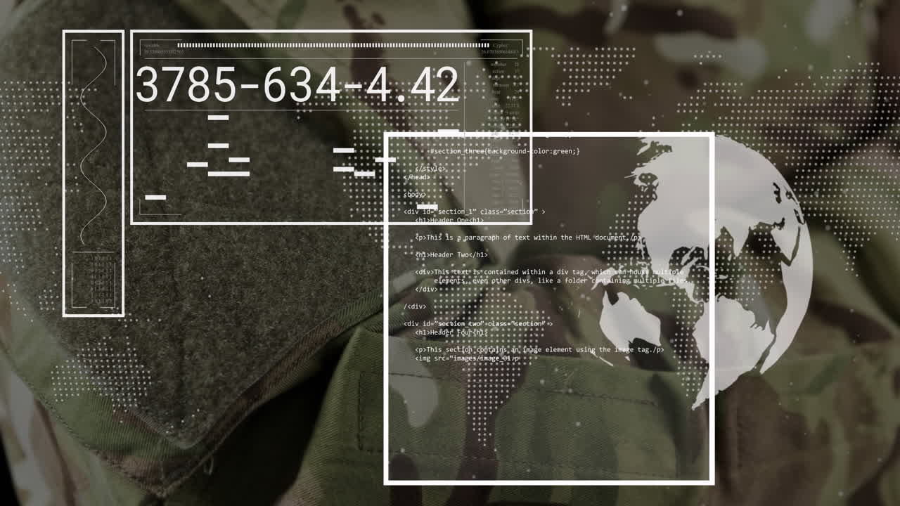 전 세계 데이터 프로세싱의 애니메이션