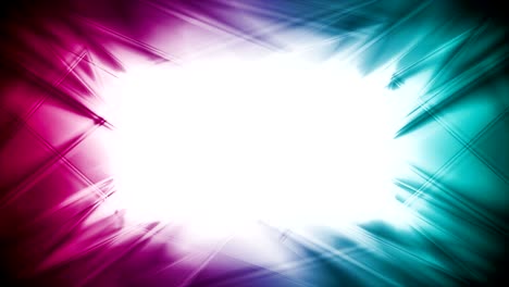 animación de video abstracta de color cian brillante y púrpura brillante