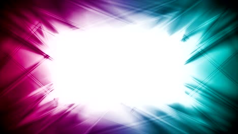 abstract bright cyan and purple glowing video animation