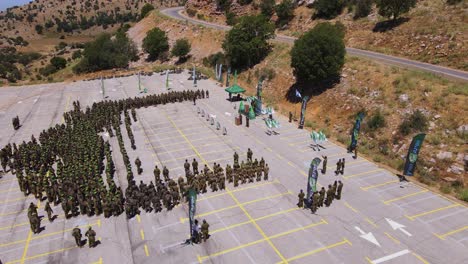 La-Brigada-Reservista-De-Israel-También-Participa-En-El-Desfile-De-Reunión-Diario-Durante-El-Despliegue-En-Gaza