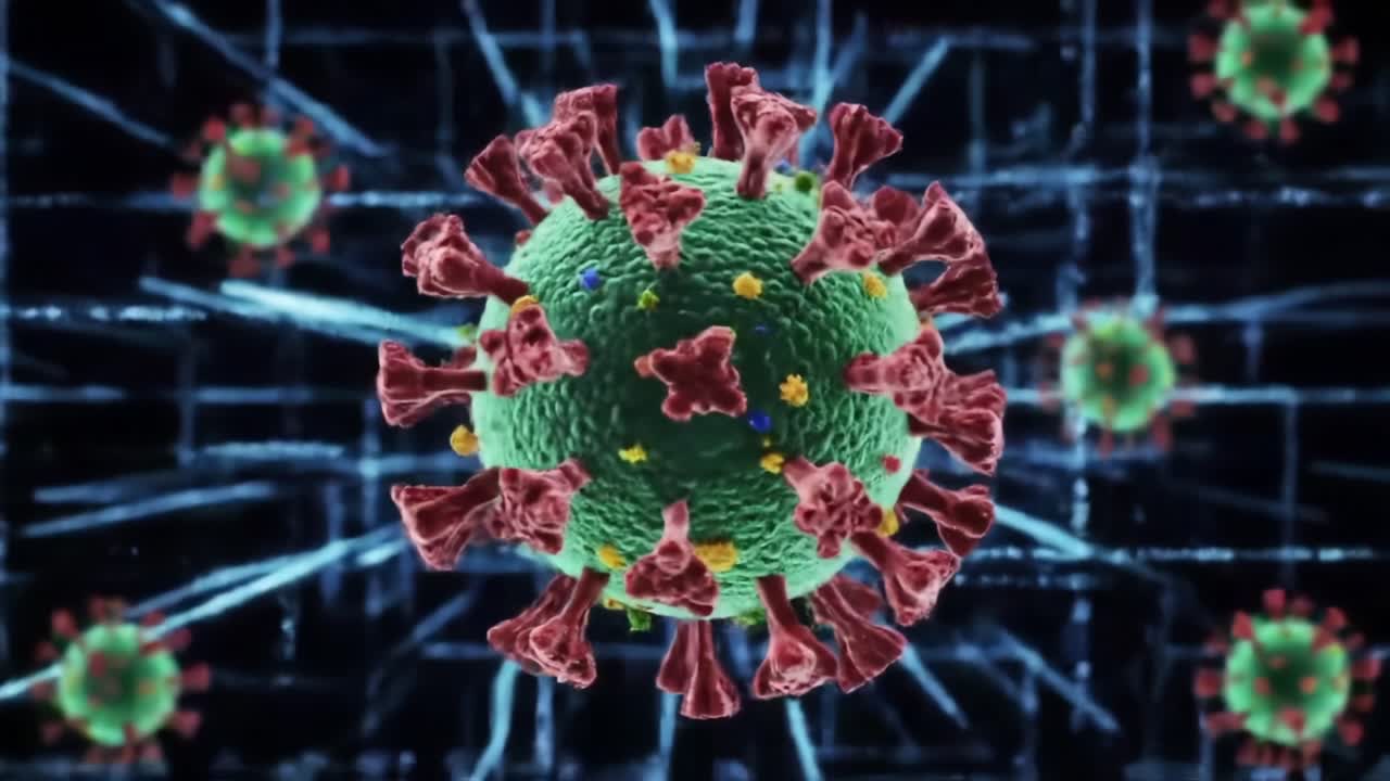 Stunning Visual Representation of a Virus: Detailed Close-ups Highlighting the Structure, Morphology, and Interactions of Viral Particles in a Digital Environment