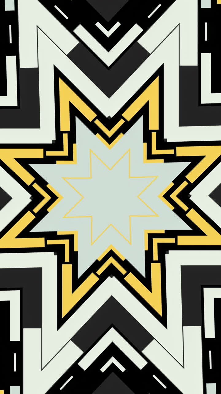 Abstract Geometric Star Pattern (modello geometrico stellare astratto)
