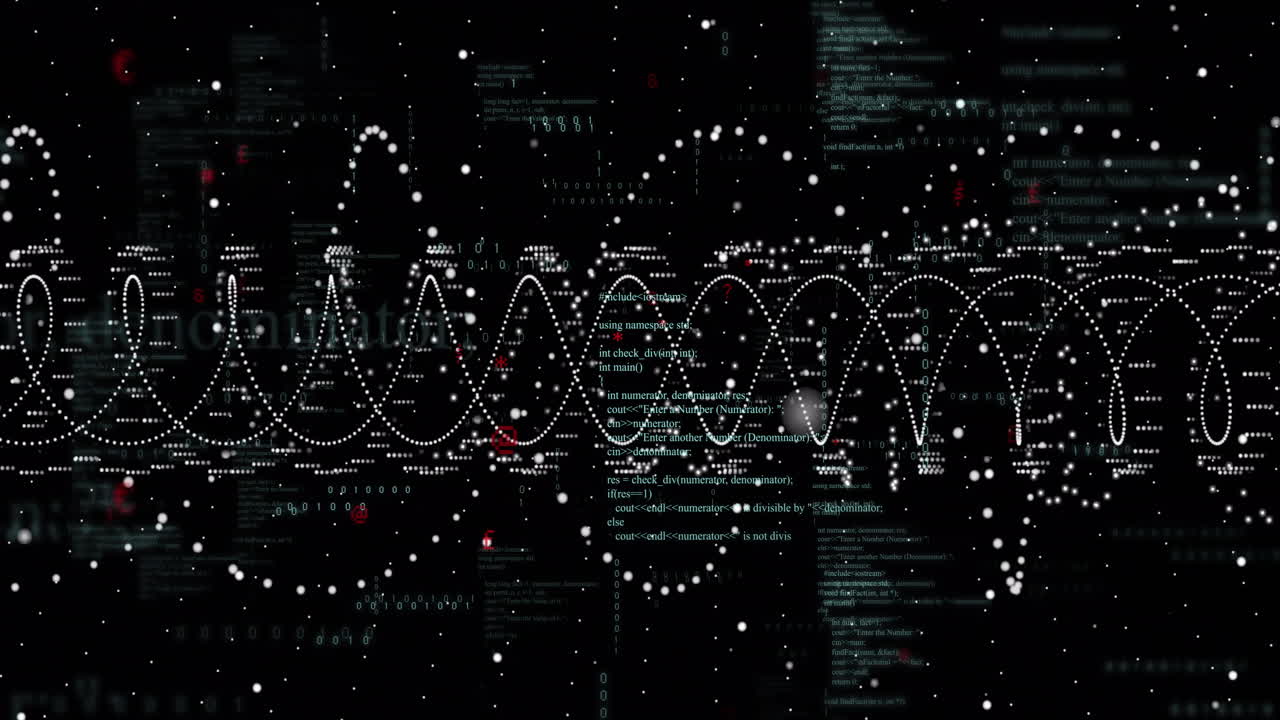 Animation of digital data processing over network of connections