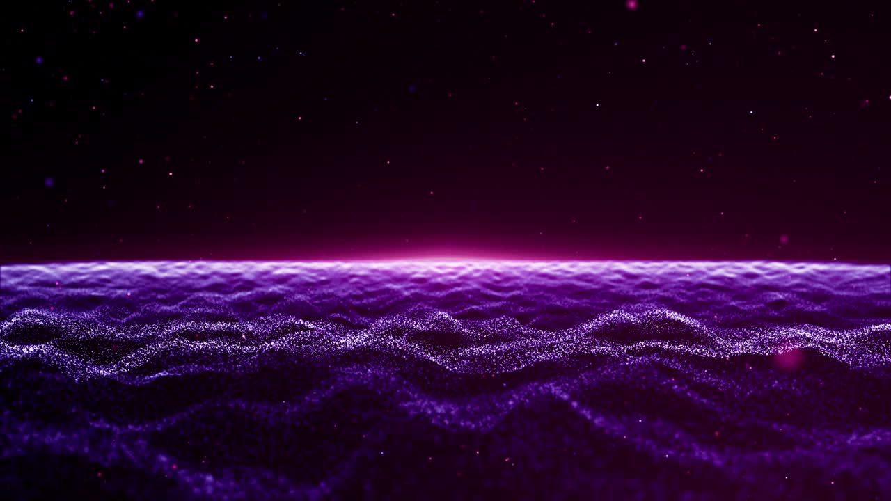 Particles dust abstract light bokeh motion titles cinematic background loop