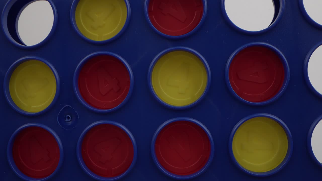 primer plano del tablero de juego blue-connect-four