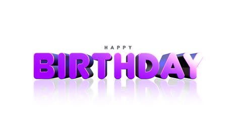 Cartoon-purple-Happy-Birthday-text-on-white-fashion-gradient