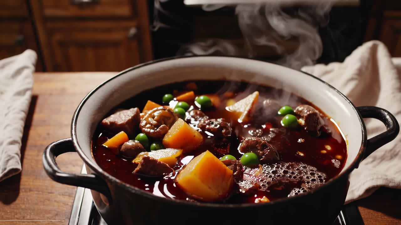 Cooking a Hearty Beef Stew
