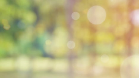 Abstract spring background with bokeh