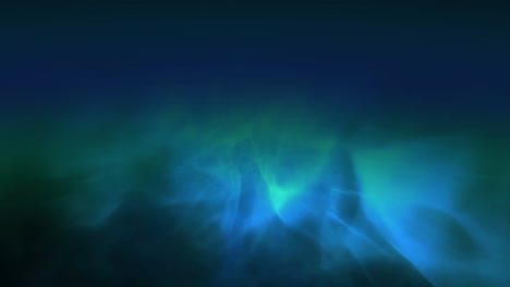 luces azules y sombras que se mueven lentamente