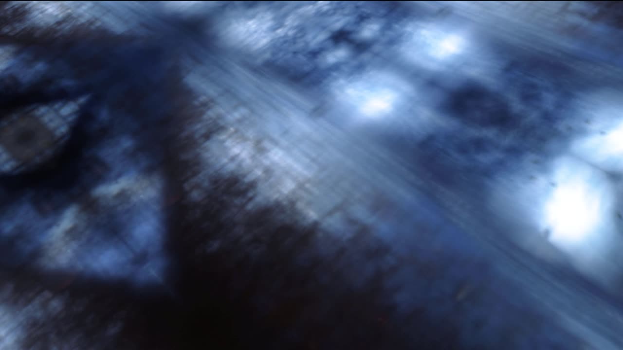 Abstract eerie blue cloudy fantasy background