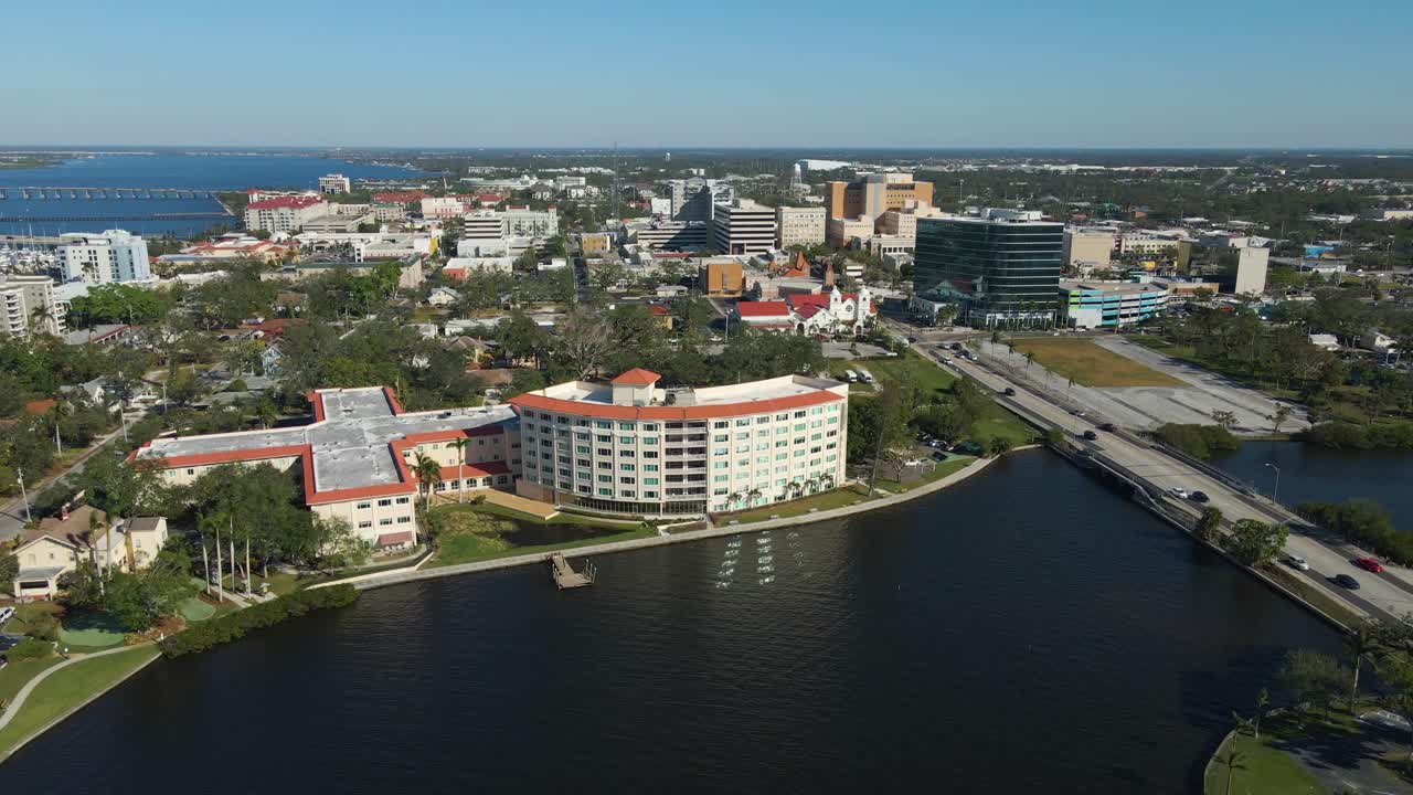 Aerial View of a Florida City