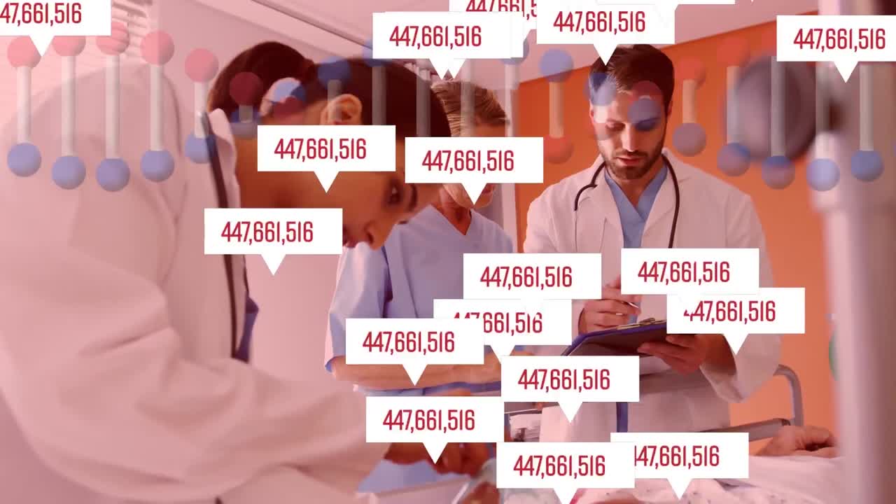 cambios en los números y la estructura del adn en comparación con los informes de verificación de los médicos y las trabajadoras sanitarias