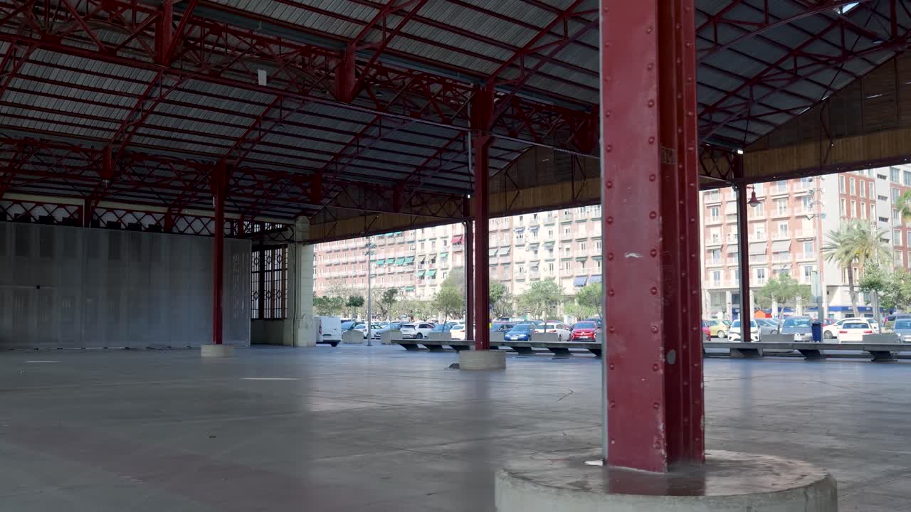 Empty Urban Market Hall