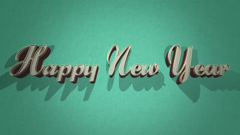 Retro-Happy-New-Year-text-set-on-a-green-grunge-texture