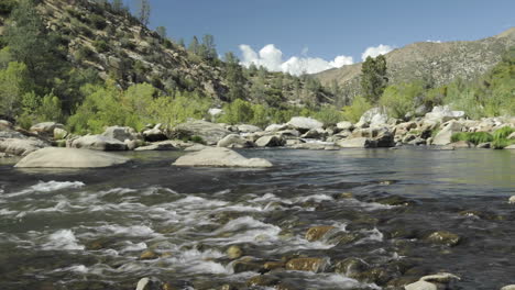 time lapse of clouds passing over the upper kern river in sequoia national forest above kernville california