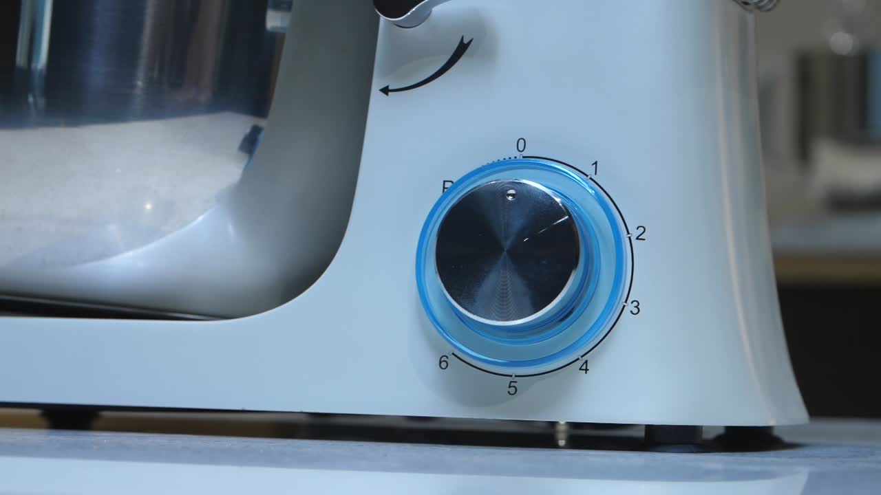 화이트 믹서 ketchen applinces 손잡이 단축 다이얼