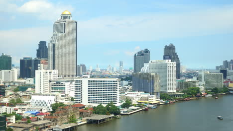 hermosa arquitectura de edificios alrededor de la ciudad de bangkok en tailandia