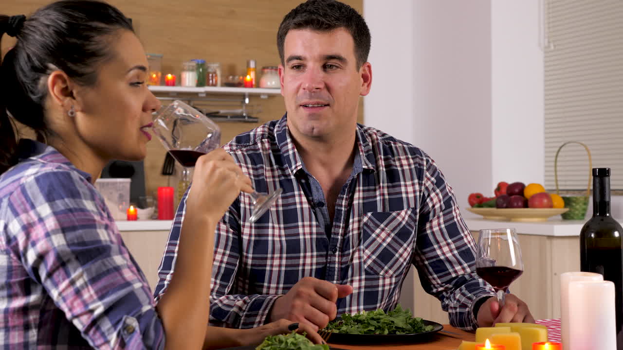 Romantic Dinner Date with Wine