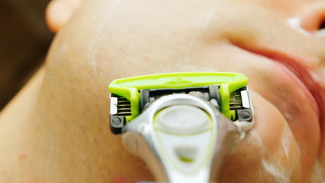 Funny-Pov-Video:-A-Man-Shaves-With-A-Safety-Razor